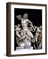 Laocoon and His Sons. Sculpture. 25BC-null-Framed Giclee Print