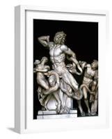 Laocoon and His Sons. Sculpture. 25BC-null-Framed Giclee Print