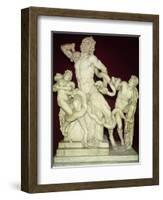 Laocoon, Hellenistic Original, 1st Century-null-Framed Giclee Print