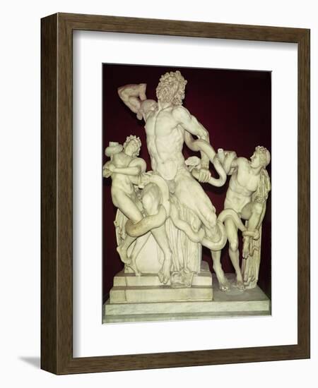 Laocoon, Hellenistic Original, 1st Century-null-Framed Giclee Print