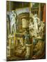 Laocoon, the Borghese Vase and Silenius Carrying the Infant Dionysos-Giovanni Paolo Pannini-Mounted Giclee Print