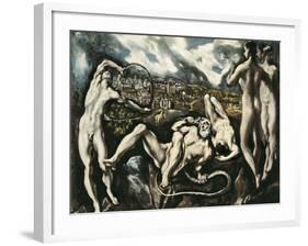 Laocoon-El Greco-Framed Art Print