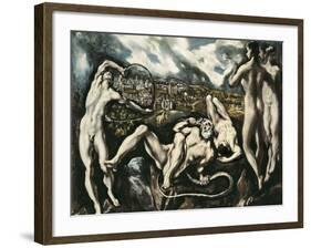 Laocoon-El Greco-Framed Art Print