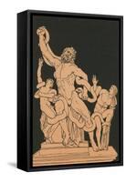 Laocoon-Bartolomeo Pinelli-Framed Stretched Canvas