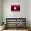 Laos Flag Design with Wood Patterning - Flags of the World Series-Philippe Hugonnard-Art Print displayed on a wall