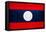 Laos Flag Design with Wood Patterning - Flags of the World Series-Philippe Hugonnard-Framed Stretched Canvas