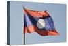 Laos Flag, Laos, Southeast Asia-Robert Harding-Stretched Canvas