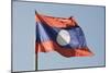 Laos Flag, Laos, Southeast Asia-Robert Harding-Mounted Photographic Print