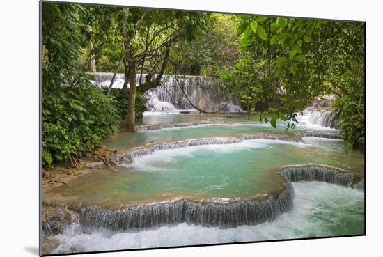 Laos, Kuang Si-Nigel Pavitt-Mounted Photographic Print