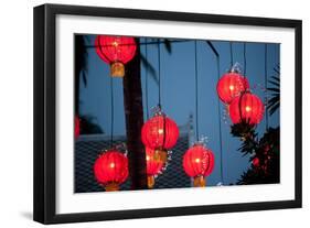 Laos Lanterns-Erin Berzel-Framed Photographic Print