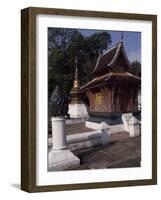 Laos, Luang Phrabang, Wat Xieng Thong Temple-null-Framed Photographic Print