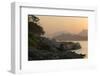 Laos, Luang Prabang. Boats Waiting on the Banks of the Mekong River-Kevin Oke-Framed Photographic Print