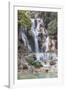 Laos, Luang Prabang. Tat Kuang Si Waterfall.-Walter Bibikow-Framed Photographic Print