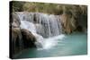 Laos, Luang Prabang. the Tat Kuang Si Waterfalls-Kevin Oke-Stretched Canvas