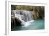 Laos, Luang Prabang. the Tat Kuang Si Waterfalls-Kevin Oke-Framed Photographic Print