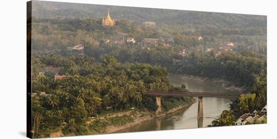 Laos, Luang Prabang. View from Mount Phousi-Matt Freedman-Stretched Canvas