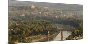 Laos, Luang Prabang. View from Mount Phousi-Matt Freedman-Mounted Photographic Print