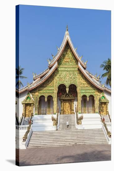 Laos, Luang Prabang. Wat Ho Pha Bang, Royal Palace.-Walter Bibikow-Stretched Canvas