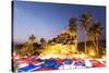 Laos, Luang Prabang. Wat Mai Temple and Night Market, at Dusk-Matteo Colombo-Stretched Canvas