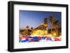 Laos, Luang Prabang. Wat Mai Temple and Night Market, at Dusk-Matteo Colombo-Framed Photographic Print