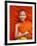 Laos, Luang Prabang, Wat Sensoukarahm, Portrait of Monk-Steve Vidler-Framed Photographic Print