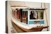 Laos Riverboat-Erin Berzel-Stretched Canvas