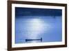 Laos, Sainyabuli. Nam Tien Reservoir, boats.-Walter Bibikow-Framed Photographic Print