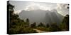 Laos, Vang Vieng. Dirt Road and Mountains-Matt Freedman-Stretched Canvas