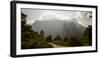 Laos, Vang Vieng. Dirt Road and Mountains-Matt Freedman-Framed Premium Photographic Print