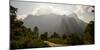 Laos, Vang Vieng. Dirt Road and Mountains-Matt Freedman-Mounted Photographic Print