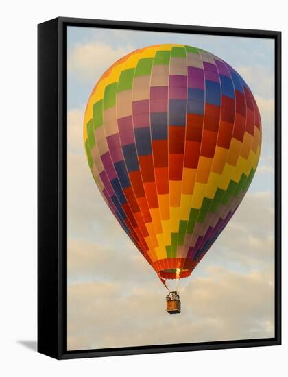 Laos, Vang Vieng. Hot Air Balloon-Matt Freedman-Framed Stretched Canvas