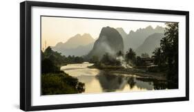 Laos, Vang Vieng. River Scene-Matt Freedman-Framed Photographic Print