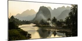 Laos, Vang Vieng. River Scene-Matt Freedman-Mounted Photographic Print