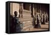 Laos, Vientiane, Detail of Wat Phra Kaew Temple-null-Framed Stretched Canvas