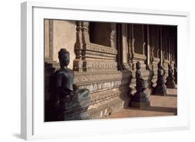 Laos, Vientiane, Detail of Wat Phra Kaew Temple-null-Framed Giclee Print