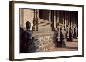 Laos, Vientiane, Detail of Wat Phra Kaew Temple-null-Framed Giclee Print