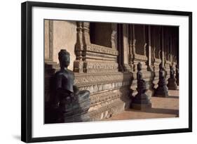 Laos, Vientiane, Detail of Wat Phra Kaew Temple-null-Framed Giclee Print
