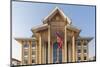 Laos, Vientiane. Lao National Culture Hall exterior.-Walter Bibikow-Mounted Premium Photographic Print