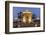 Laos, Vientiane. Patuxai, Victory Monument exterior at dusk.-Walter Bibikow-Framed Photographic Print