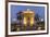 Laos, Vientiane. Patuxai, Victory Monument exterior at dusk.-Walter Bibikow-Framed Photographic Print