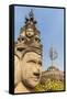 Laos, Vientiane. Xieng Khuan Buddha Park, statues of religious figures.-Walter Bibikow-Framed Stretched Canvas