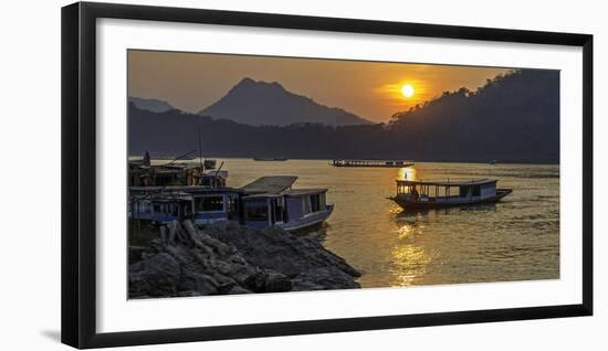 Laotian Fishing Village-Art Wolfe-Framed Premium Photographic Print