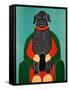 Lap Dog-Stephen Huneck-Framed Stretched Canvas