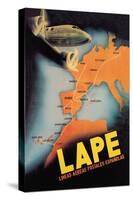 LAPE, Spanish Postal Airlines European Routes-null-Stretched Canvas