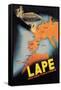 LAPE, Spanish Postal Airlines European Routes-null-Framed Stretched Canvas