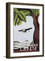 LAPE, Spanish Postal Airlines-null-Framed Art Print