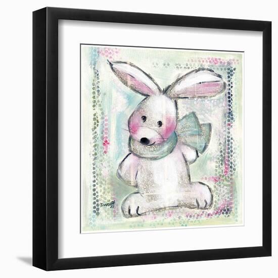 Lapin Vert-Joelle Wolff-Framed Art Print