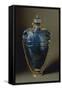 Lapis Lazuli Flask with Cover, Gold Chain and Enameled Gold and Gilded Copper Strips-Bernardo Buontalenti-Framed Stretched Canvas