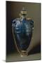 Lapis Lazuli Flask with Cover, Gold Chain and Enameled Gold and Gilded Copper Strips-Bernardo Buontalenti-Mounted Giclee Print