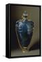 Lapis Lazuli Flask with Cover, Gold Chain and Enameled Gold and Gilded Copper Strips-Bernardo Buontalenti-Framed Stretched Canvas